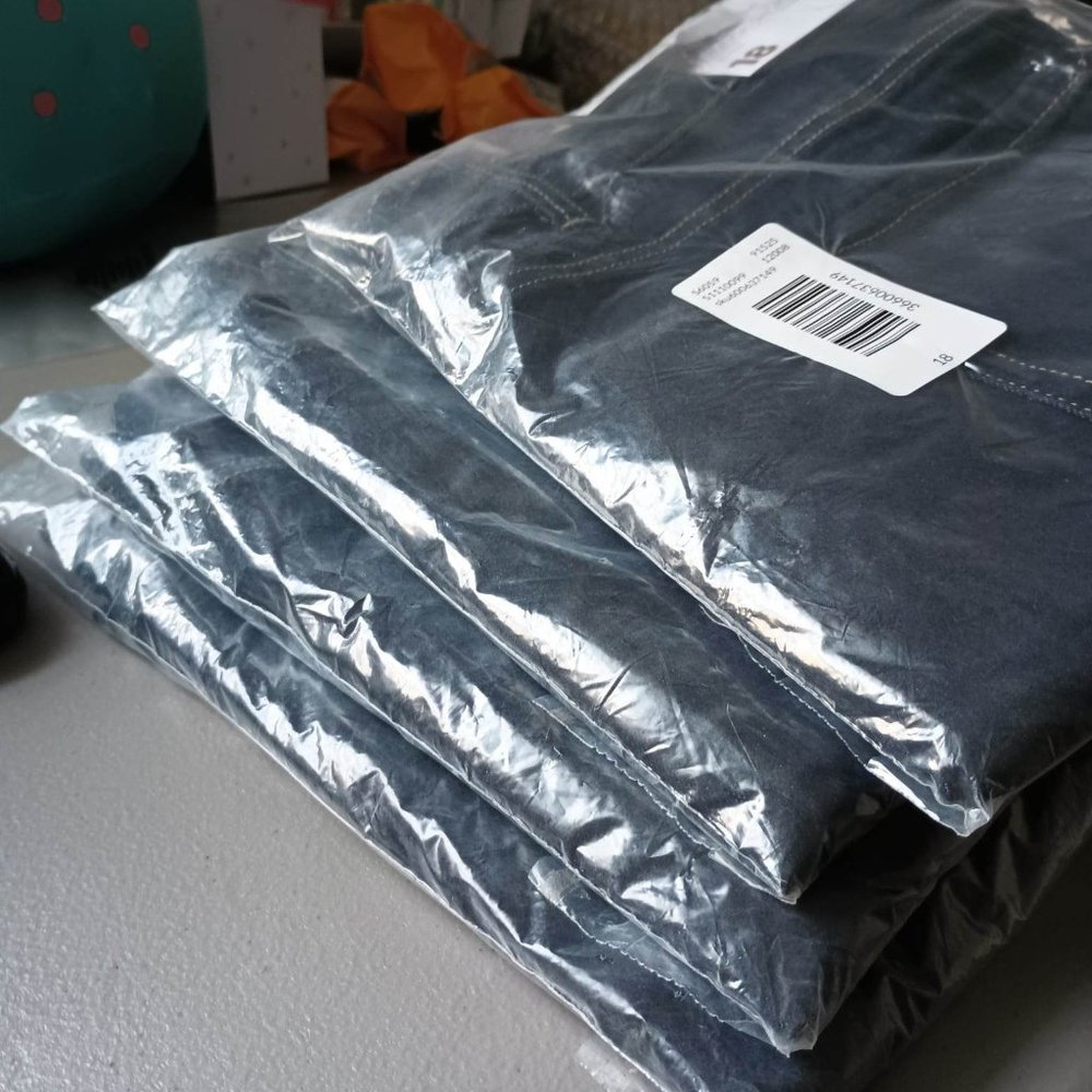 4 Pairs of NWT Lane Bryant Navy Blue Denim Signature Fit Bermuda Shorts Sz 18